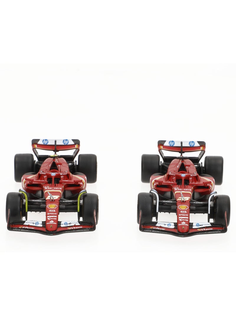 Burago set 2 auto 1:43 ferrari sf-24 sainz e leclerc f1 2024 N/D - Kiabi