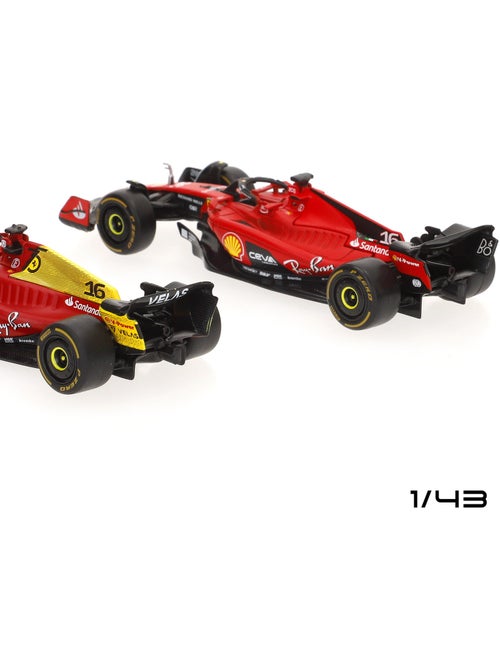 Burago set 4 auto 1:43 f1 ferrari f1-75 e sf-23 sainz e leclerc - Kiabi
