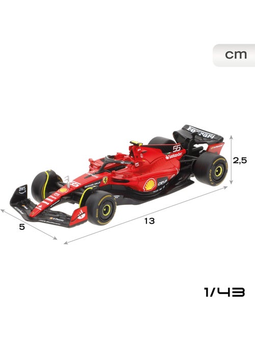 Burago set 4 auto 1:43 f1 ferrari f1-75 e sf-23 sainz e leclerc - Kiabi