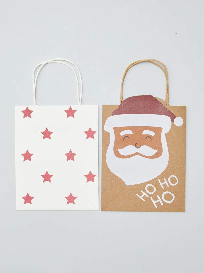 Busta regalo 'Babbo Natale ' MARRONE - Kiabi