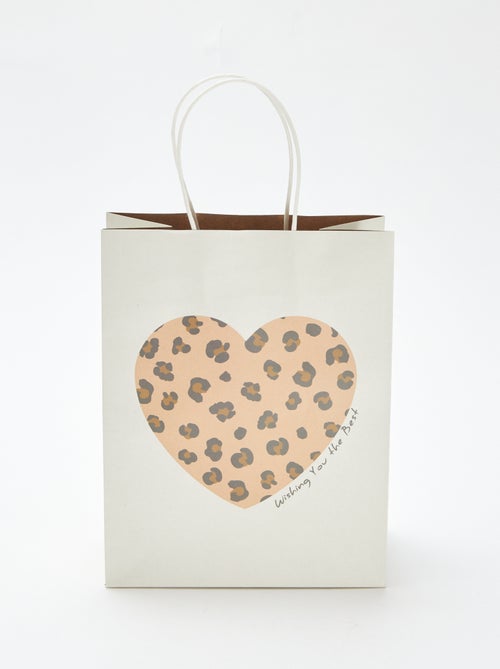 Busta regalo con 'cuore' stampato - Kiabi