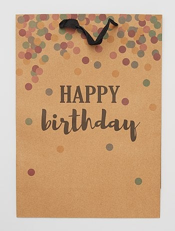 Busta regalo 'Happy Birthday'