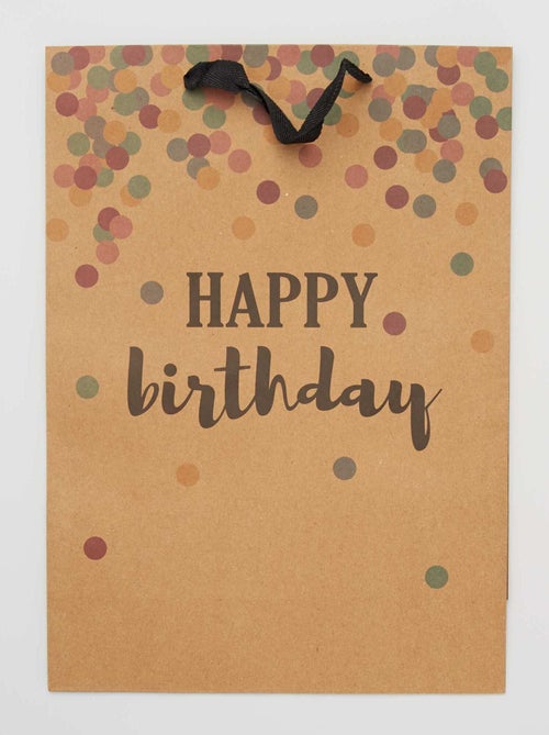 Busta regalo 'Happy Birthday' - Kiabi