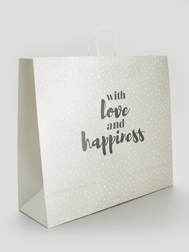 Busta regalo modello grande GRIGIO - Kiabi