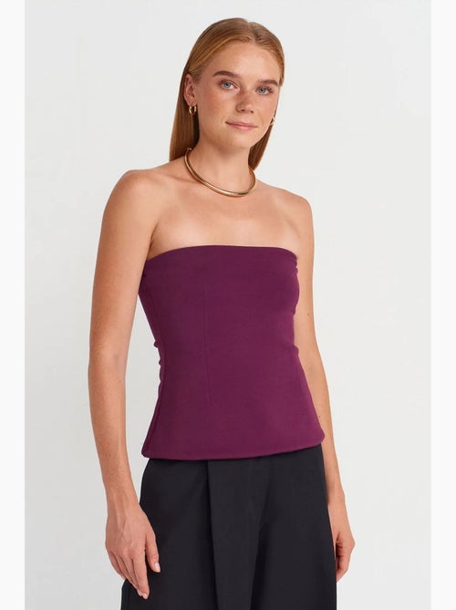 Bustier aderente dilvin - Kiabi