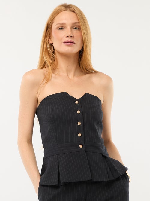 Bustier stile gilet da abito - Kiabi