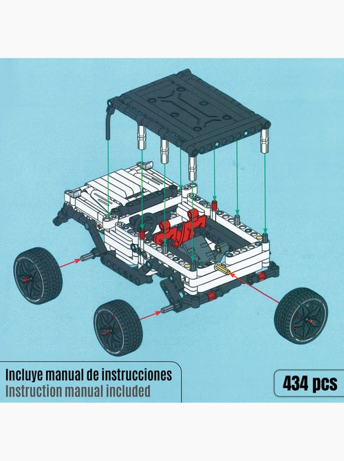 Bym 434 pezzi di auto giocattolo staccabili per tutti i terreni - Kiabi