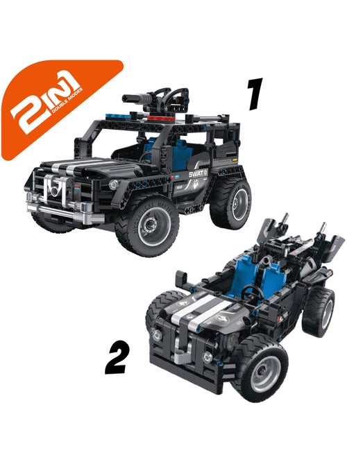 Bym auto giocattolo staccabile fuoristrada 391 pezzi - Kiabi