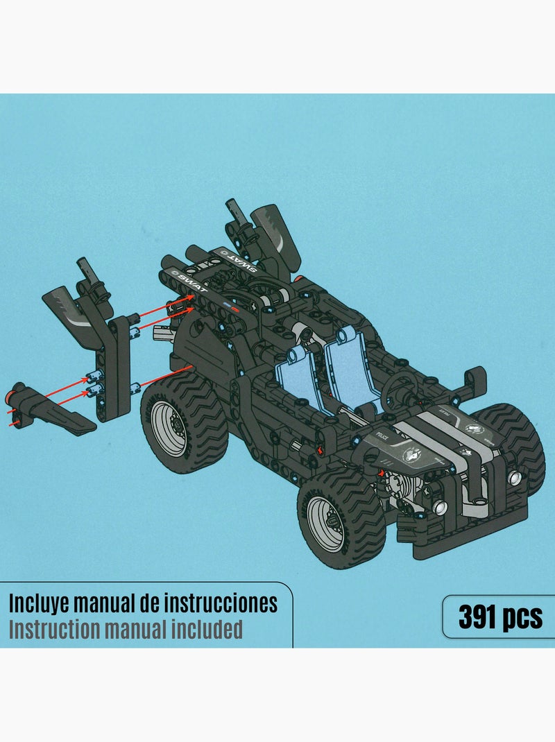 Bym auto giocattolo staccabile fuoristrada 391 pezzi N/D - Kiabi
