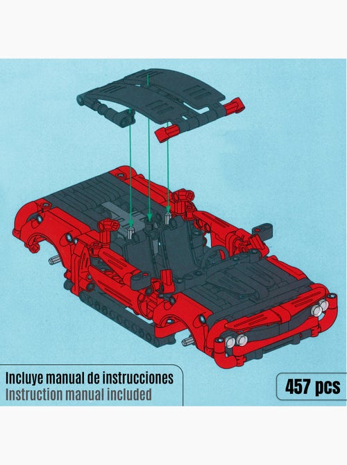 Bym auto muscolare staccabile auto giocattolo 457 parti - Kiabi