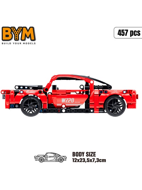 Bym auto muscolare staccabile auto giocattolo 457 parti - Kiabi