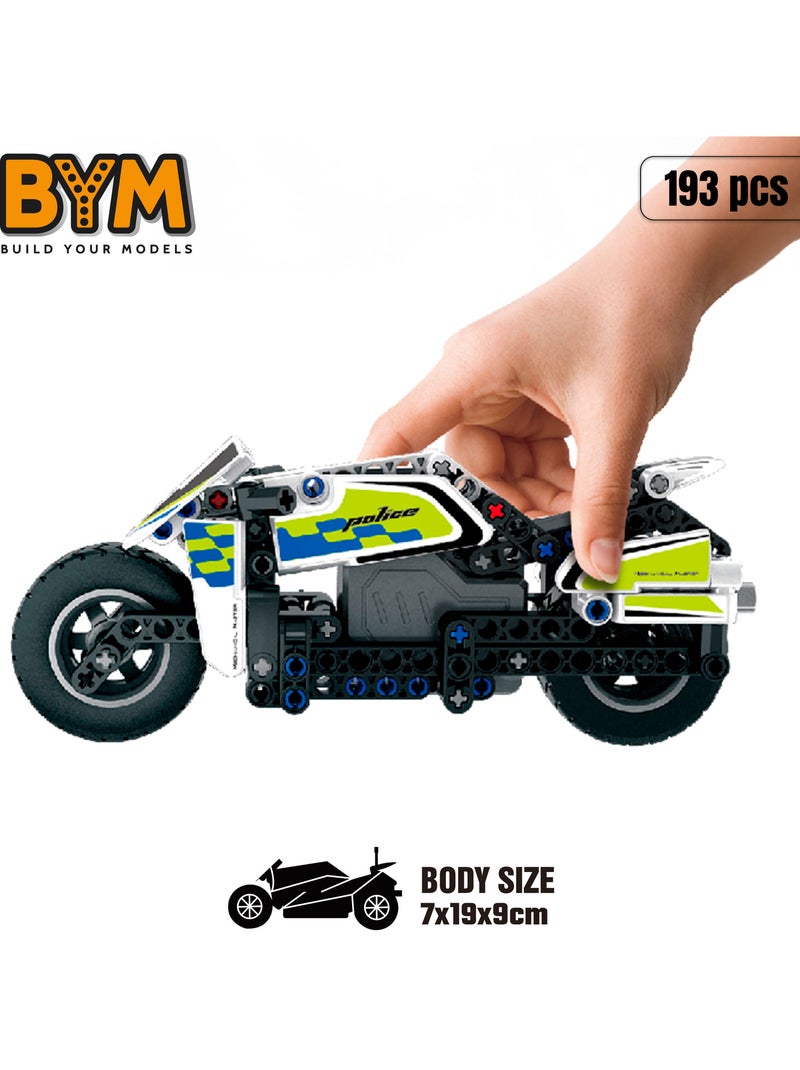 Bym moto staccabile della polizia 193 pezzi N/D - Kiabi