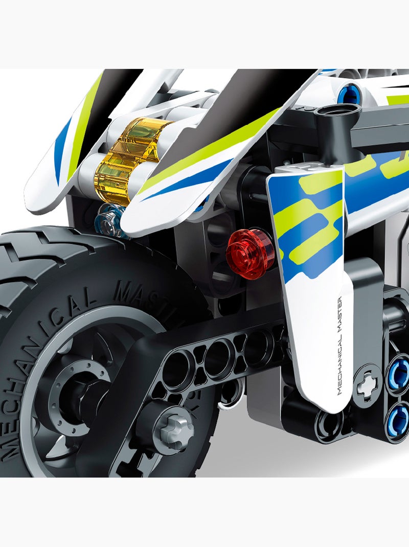 Bym moto staccabile della polizia 193 pezzi N/D - Kiabi