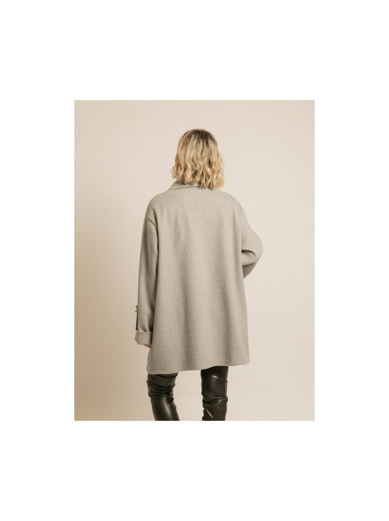 Caban oversize UBLIAZA Grigio - Kiabi