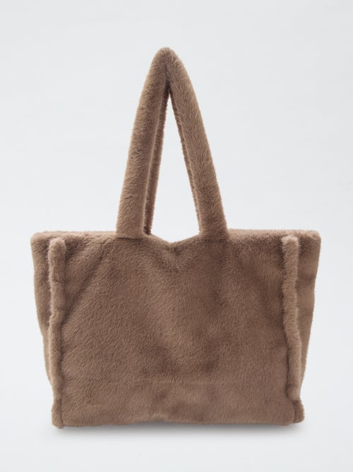 Cabas effetto pelliccia - Kiabi