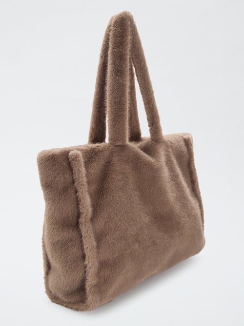 Cabas effetto pelliccia - Kiabi