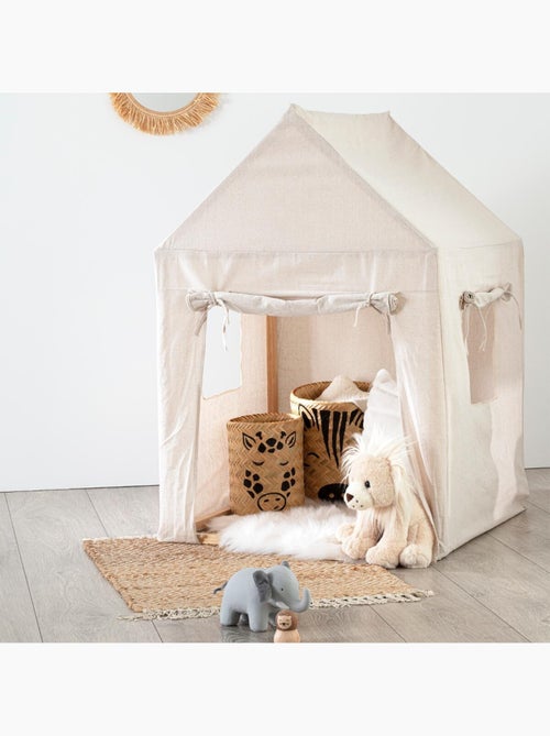 Cabina per bambini tela safari 77x115cm pino - Kiabi Cabina per bambini tela safari 77x115cm pino - Kiabi