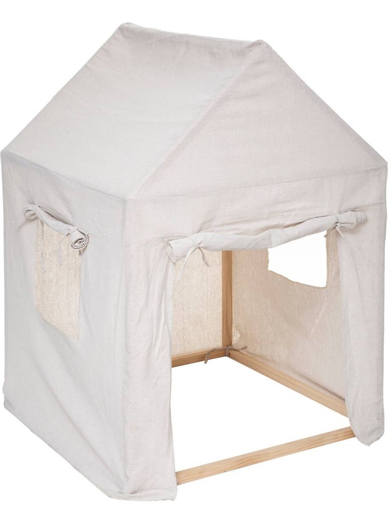 Cabina per bambini tela safari 77x115cm pino Beige - Kiabi