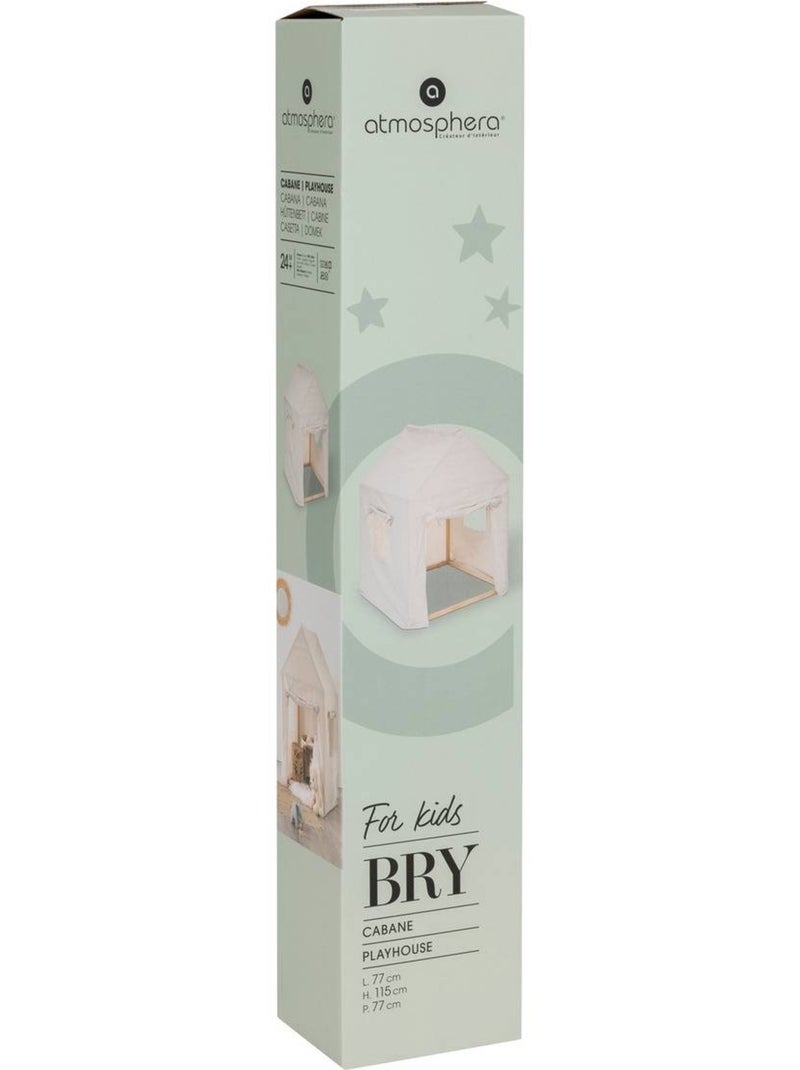 Cabina per bambini tela safari 77x115cm pino Beige - Kiabi