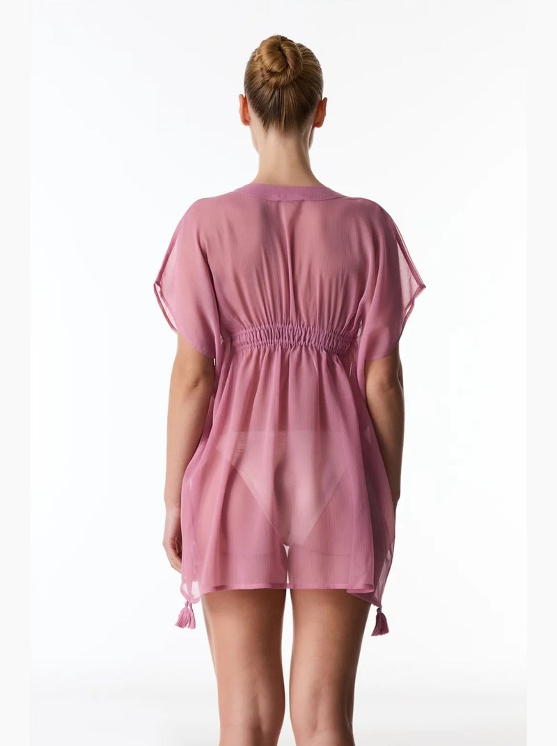 Caftano basic penti Rosa antico - Kiabi