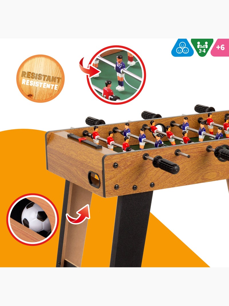Calcio balilla in legno con gambe 70x37x65 cm cb games N/D - Kiabi