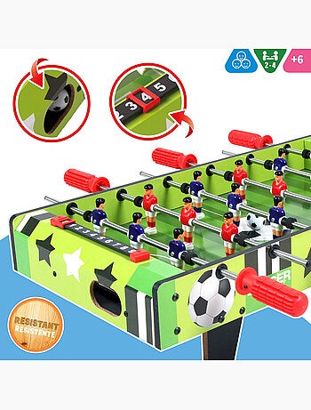 Calciobalilla in legno 60x32x14 cm cb games