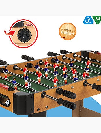 Calciobalilla in legno con gambe 91x46x65 cm cb games