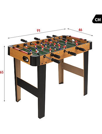 Calciobalilla in legno con gambe 91x46x65 cm cb games