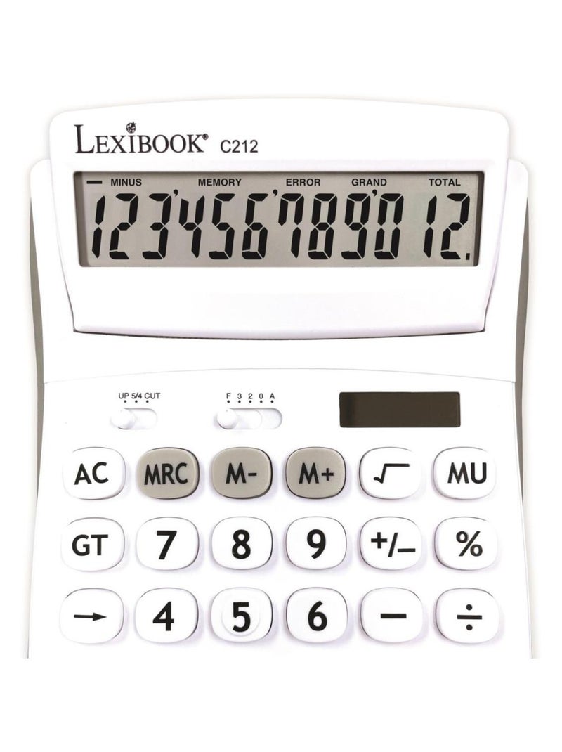 Calcolatrice da tavolo a 12 cifre Bianco - Kiabi