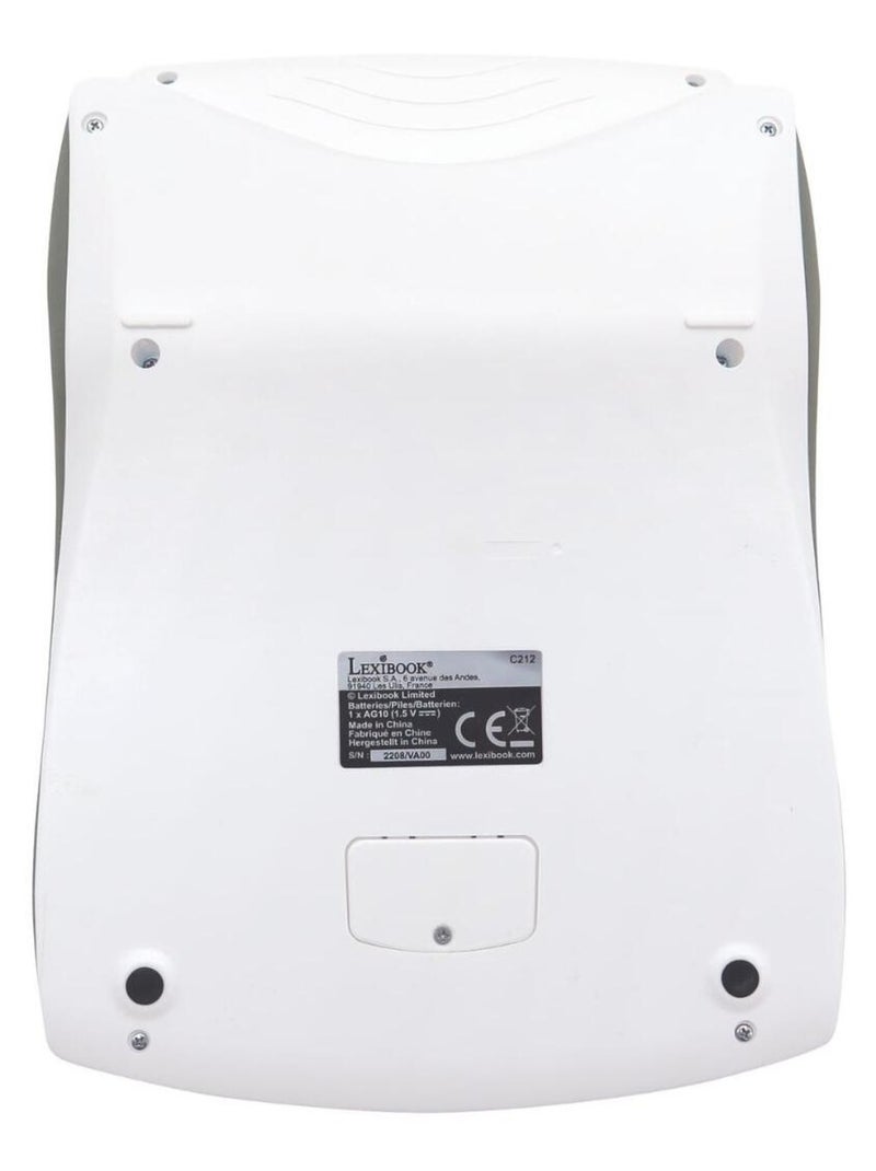 Calcolatrice tascabile a 10 cifre con angolo dello schermo regolabile e finitura in gomma Bianco - Kiabi