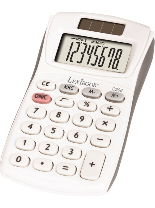 Calcolatrice tascabile a 8 cifre con finitura in gomma - Kiabi