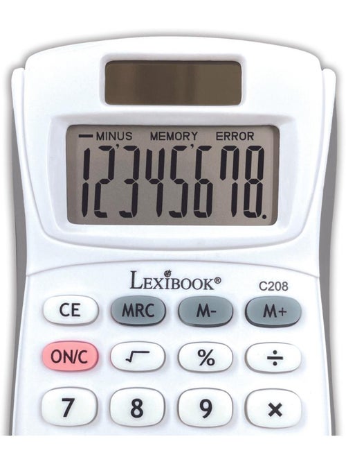 Calcolatrice tascabile a 8 cifre con finitura in gomma - Kiabi