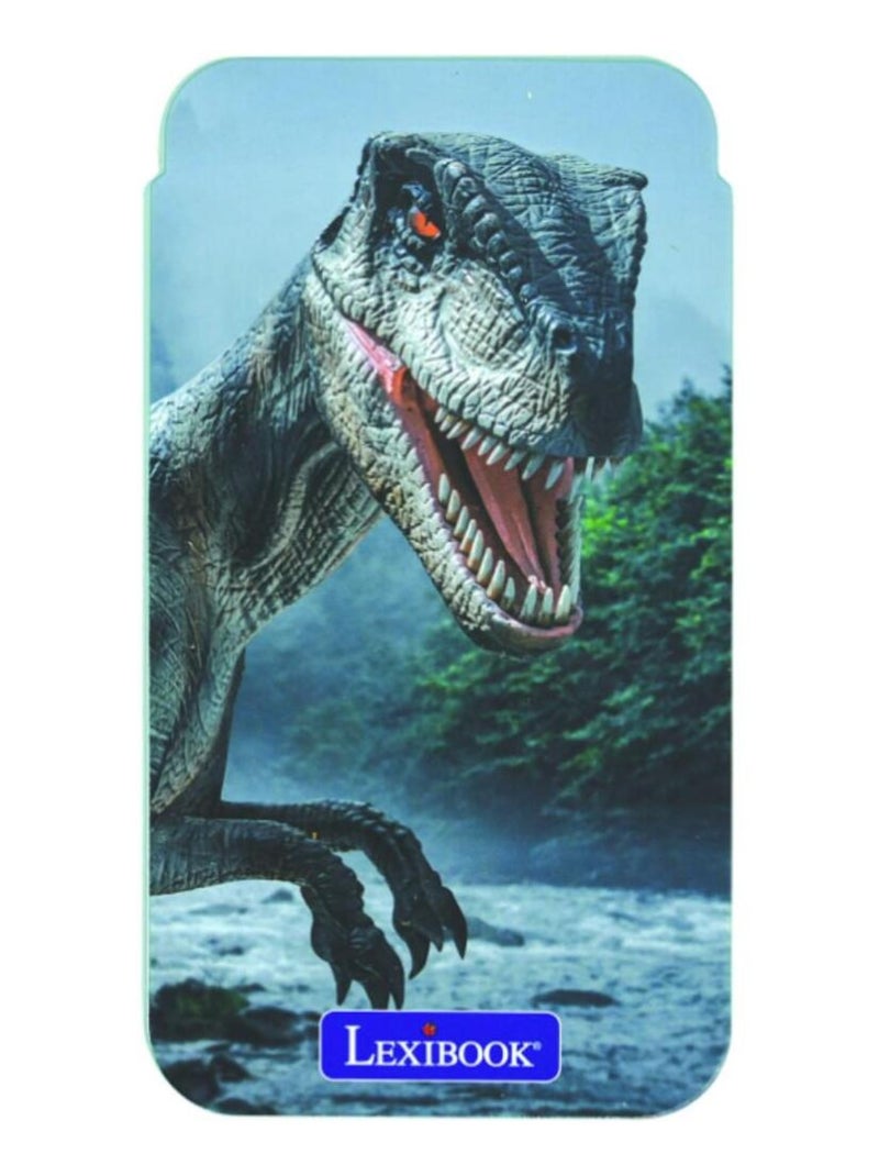 Calcolatrice tascabile a 8 cifre Dinosauro con coperchio di protezione Blu - Kiabi