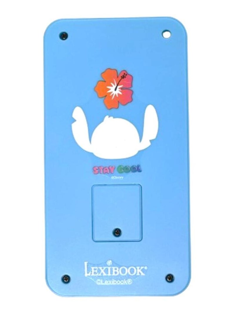 Calcolatrice tascabile a 8 cifre Stitch con coperchio di protezione Blu - Kiabi