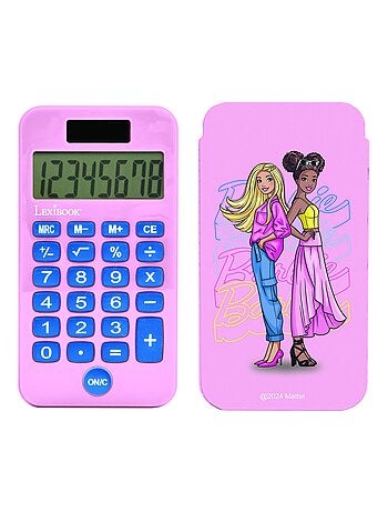 Calcolatrice tascabile Barbie a 8 cifre con coperchio di protezione