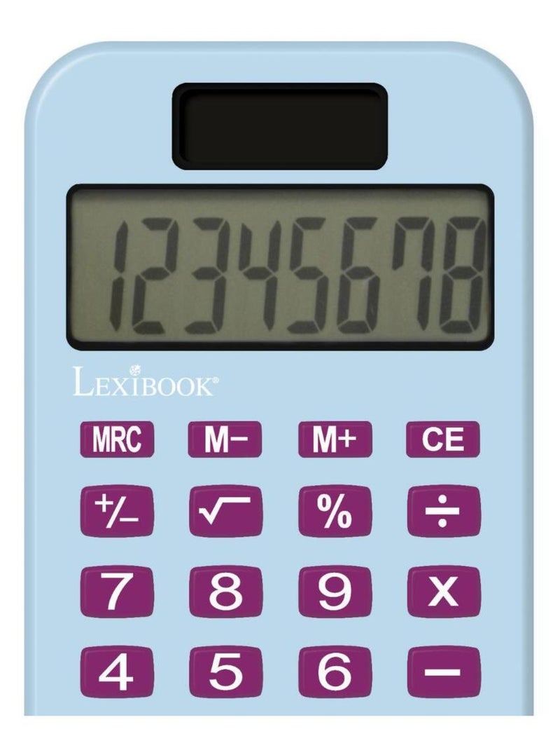Calcolatrice tascabile Frozen a 8 cifre con coperchio di protezione Blu - Kiabi