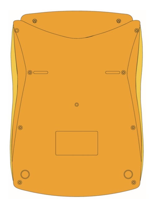 Calcolatrice tascabile gialla a 10 cifre con angolo dello schermo regolabile e finitura in gomma - Kiabi