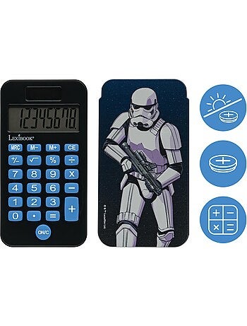Calcolatrice tascabile Star Wars 8 cifre con custodia protettiva