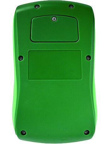 Calcolatrice tascabile verde a 8 cifre con finitura in gomma