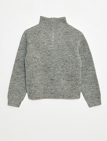 Caldo maglione tinta unita