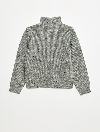 Caldo maglione tinta unita
