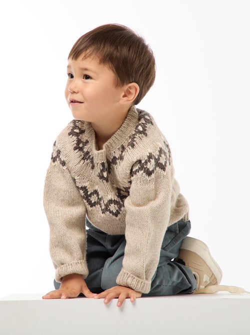 Caldo maglione jacquard - Kiabi