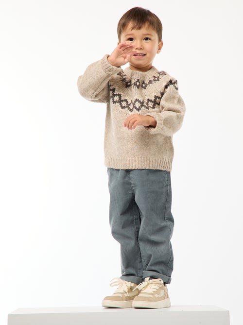 Caldo maglione jacquard - Kiabi