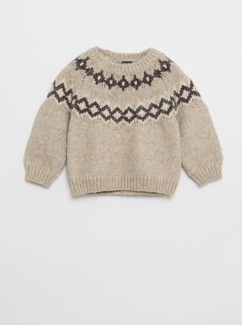 Caldo maglione jacquard - Kiabi