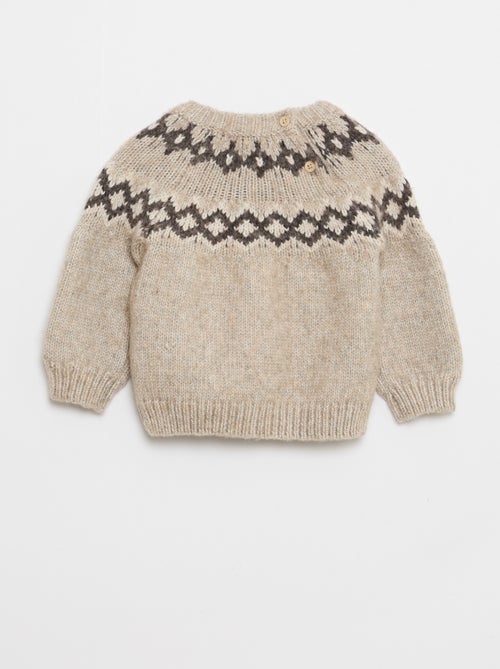 Caldo maglione jacquard - Kiabi