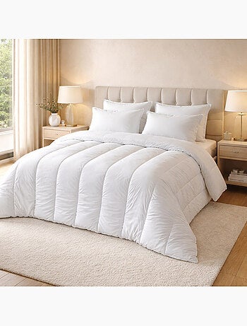 Caldo piumino in microfibra traspirante con trattamento all'aloe vera