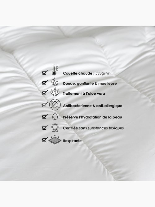 Caldo piumino in microfibra traspirante con trattamento all'aloe vera - Kiabi