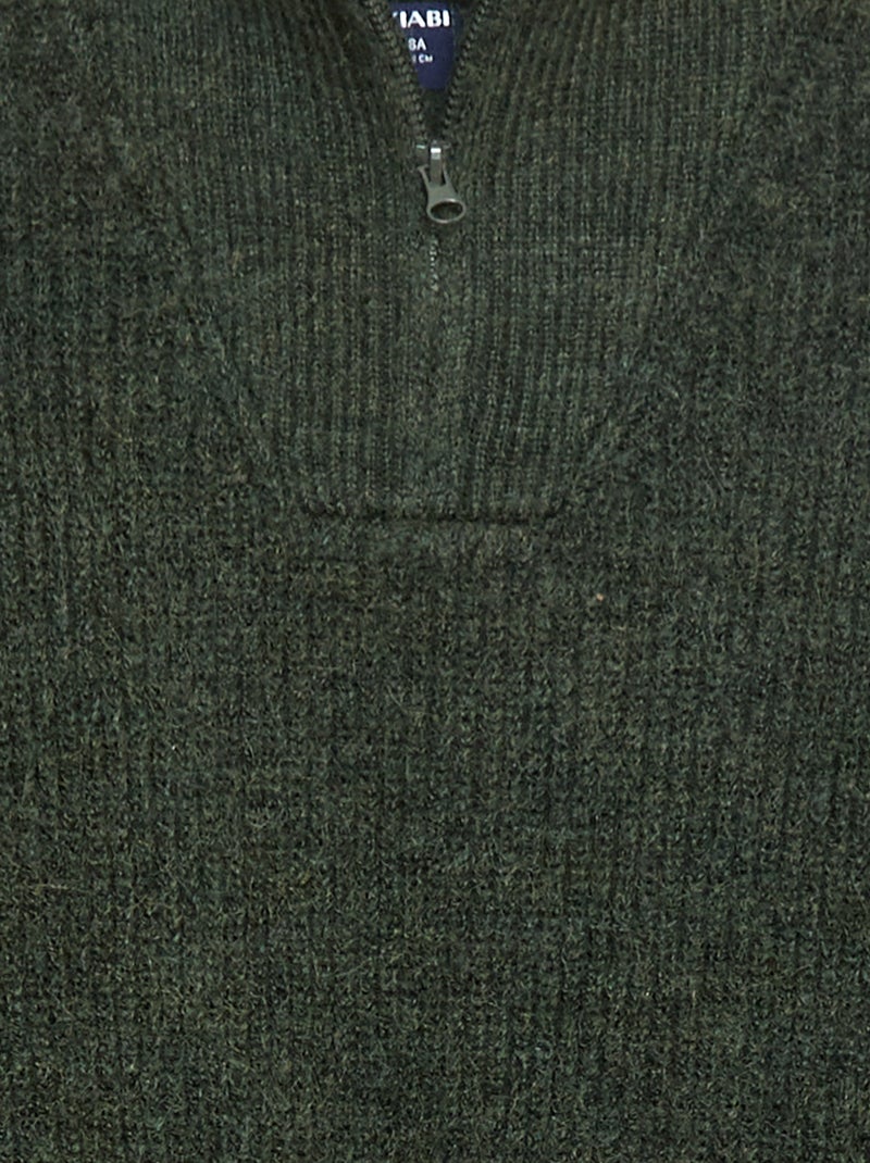 Caldo pull semplice Kaki - Kiabi