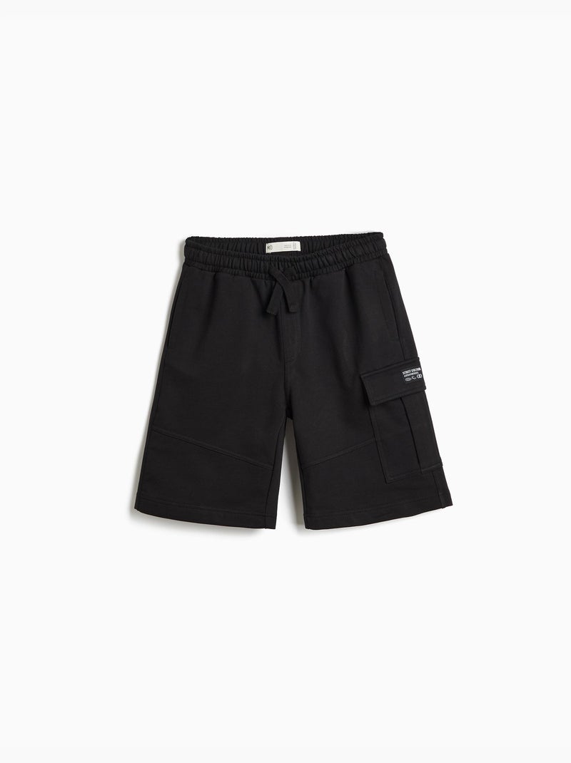 Calgões de felpa cargo, mo fashion Nero - Kiabi