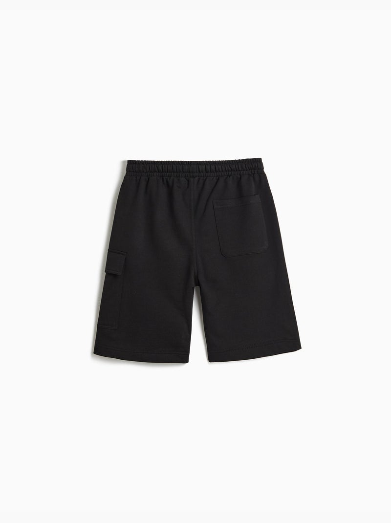 Calgões de felpa cargo, mo fashion Nero - Kiabi